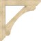 Ekena Millwork Legacy Slat Rough Sawn Bracket w/ Offset Brace, Douglas Fir, 8"W x 48"D x 48"H BKT0806X48X48LEC06RDF - alternate 2